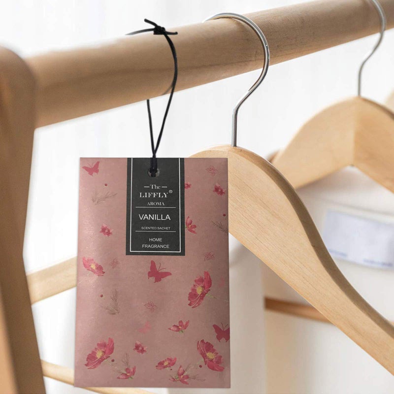 ليفلاي Liffly 14 عبوة من أكياس الفانيليا المعطرة للأدراج والخزائن - Image 3