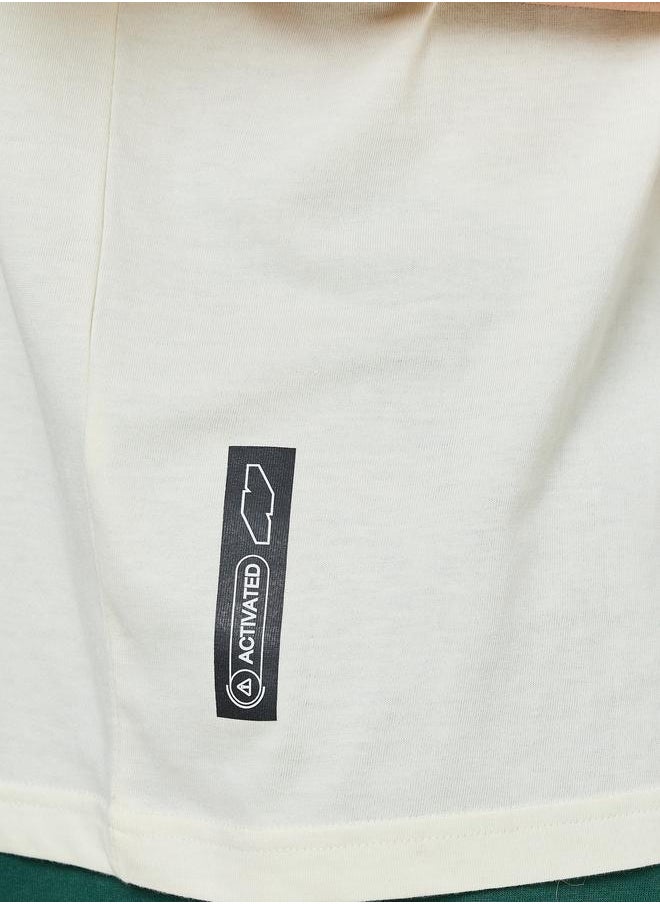 Styli Styli Slogan Print Athleisure Boxy T-Shirt  - Image 4