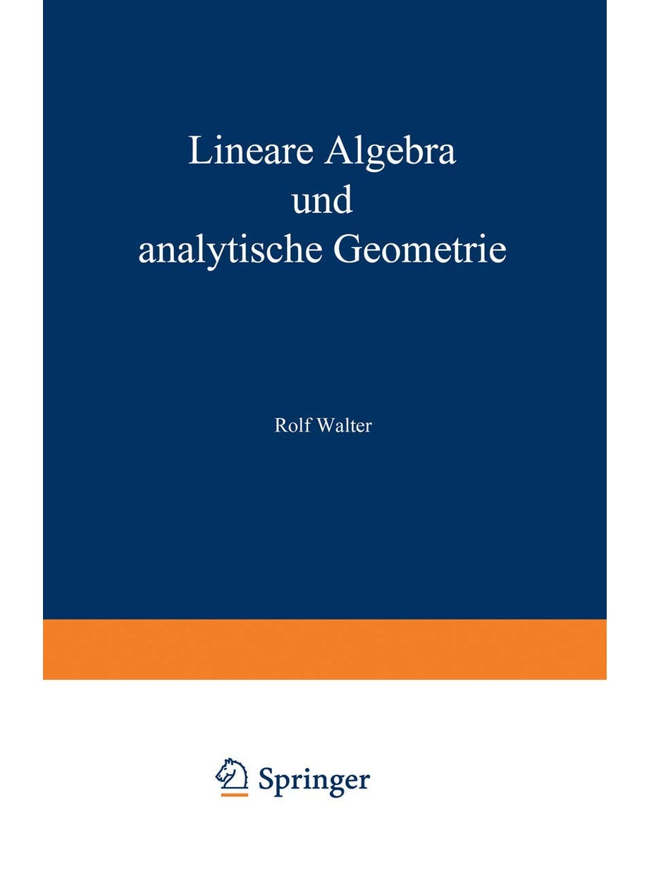 Lineare Algebra und analytische Geometrie 