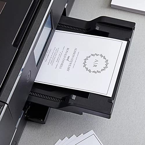 Reskid White Thick Paper Cardstock - 110 lb Card Stock (300 gsm) | 8.5 x 11 inch | 50 Sheets | Heavyweight Cover Stock for Business Cards, Art, Invitations, Stationery Printing (110lb) - Image 5