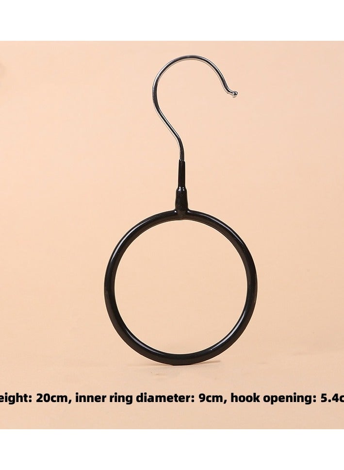 Scarf Holder Scarf Ring Clothing Store Household Metal Storage Tie Towel Rack Iron Clothes Hanger  - Image 1