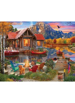WHITE MOUNTAIN White Mountain Puzzles - Family Retreat - 1000 Piece Jigsaw Puzzle  - Image 1