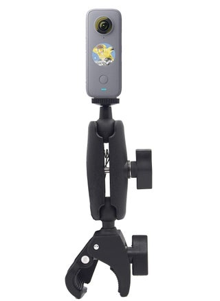 Ballhead Handlebar Clamp 360 degree Rotating Motorbike Mount for Insta360 One X2/One R/GoPro Hero/GoPro Max/Fusion/OSMO Action Camera - pzsku/ZB7FC84752B645F448D18Z/45/_/1660187046/09a6136f-5678-4f76-90e6-640164dd8a5e