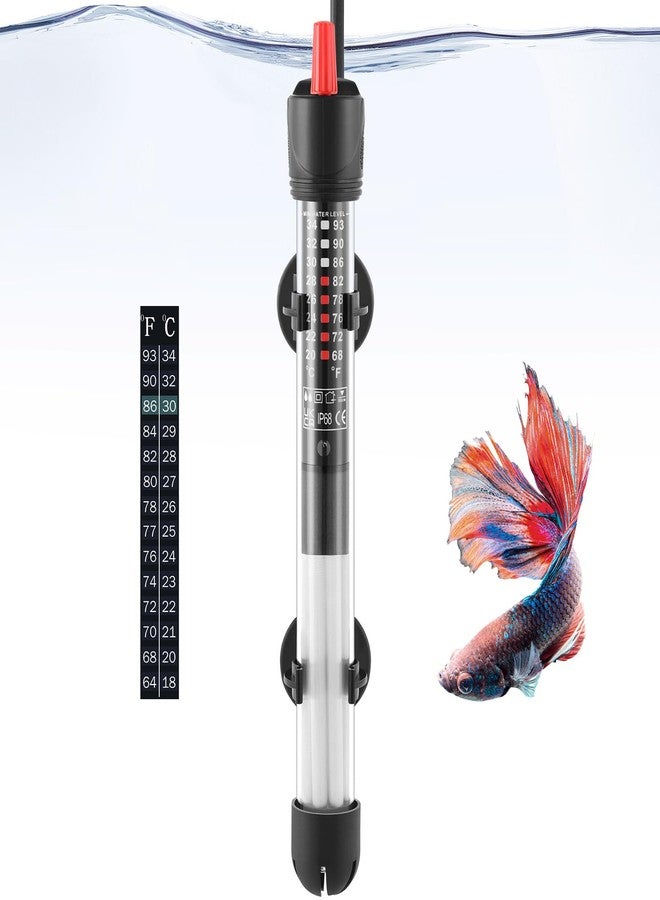FEDOUR Aquarium Heater 50W 100W 300W, Submersible Glass Fish Tank Heater for Fresh and Salt Water (100W) - Image 1