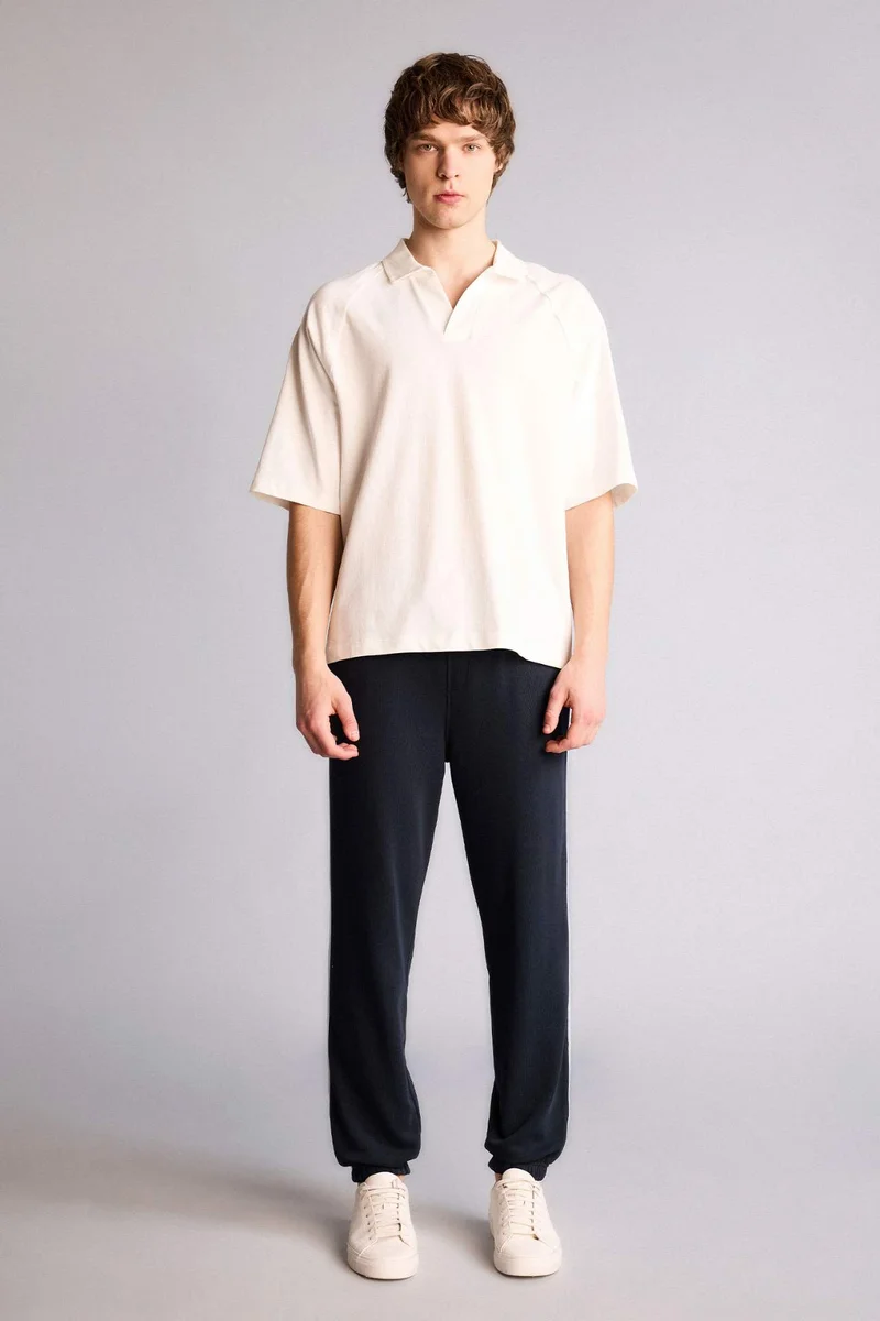 ديفاكتو Loose Fit Polo Shirt