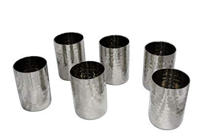 Leo Life time Pineapple Stainless Steel Glass Set of 6  - Image 1