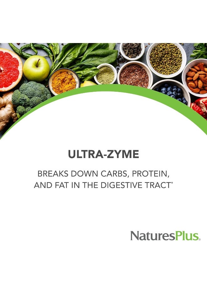 Nature's Plus - Nature's Plus, Maximum Strength Ultra-Zyme, 180 Tablets - Image 1