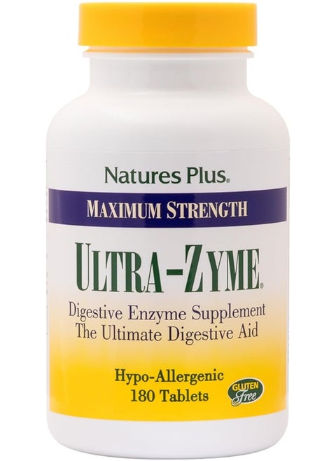 Nature's Plus, Maximum Strength Ultra-Zyme, 180 Tablets