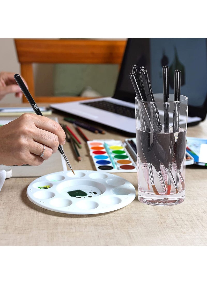9 triangular pole wolf centimeter pen, black outline brush set hand-painted watercolor stroke brush
