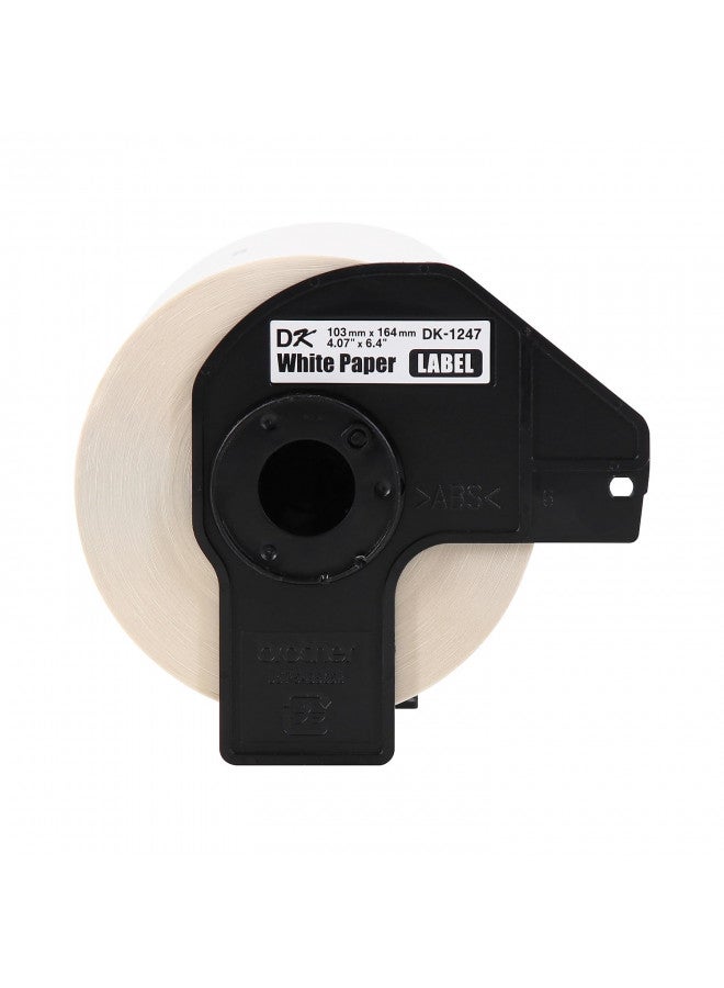 Brother Genuine DK-12473PK Die-Cut Large Shipping Paper Labels, 4.07 in x 6.4 in (103 mm x 164 mm) Large Shipping White Paper Labels, 180 Labels per Roll, (3) Rolls per Box, DK12473PK - Image 3