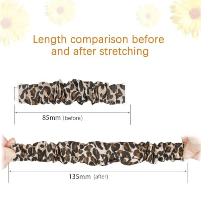 Lamshaw Compatible with Gabb Watch 3 Band, Fabric Elastic Scrunchie Elastic Watch Band Cute Replacement Straps Compatible for GABB Watch 3 Smart Watch - Image 4