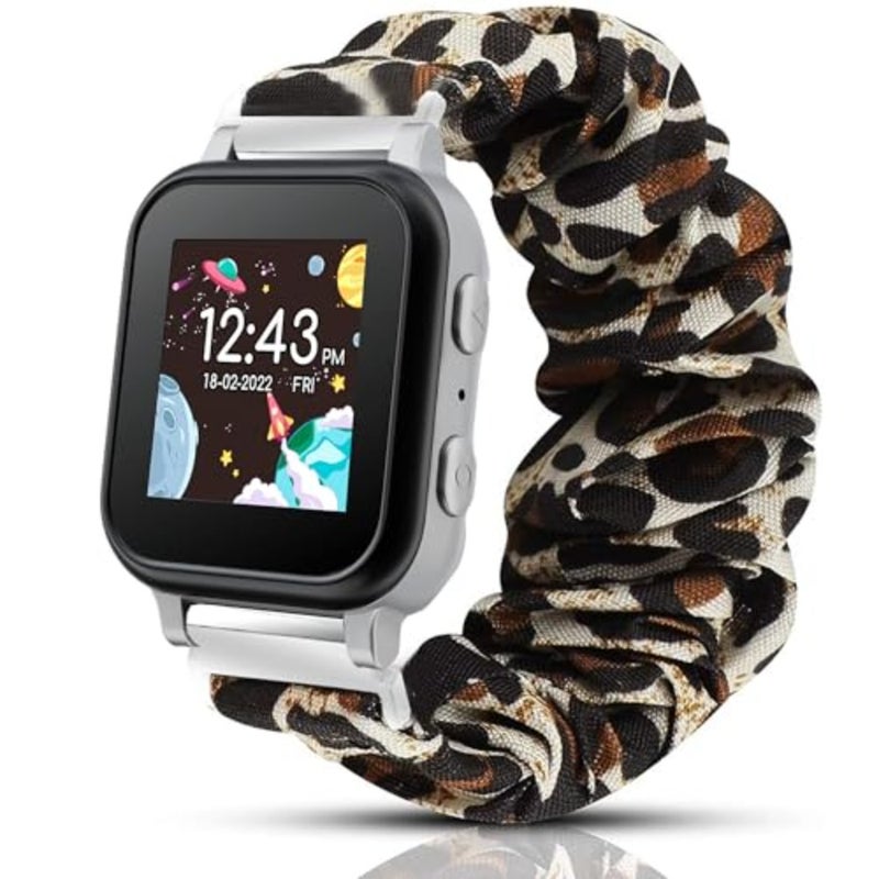 Lamshaw Compatible with Gabb Watch 3 Band, Fabric Elastic Scrunchie Elastic Watch Band Cute Replacement Straps Compatible for GABB Watch 3 Smart Watch - Image 1