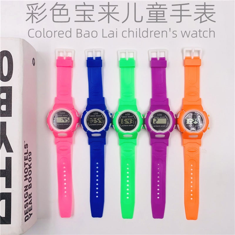 Children Watch Boy Girl Watch Cartoon Electronic Watch Multi-Color Student Gift Small Watch Watch - Image 2