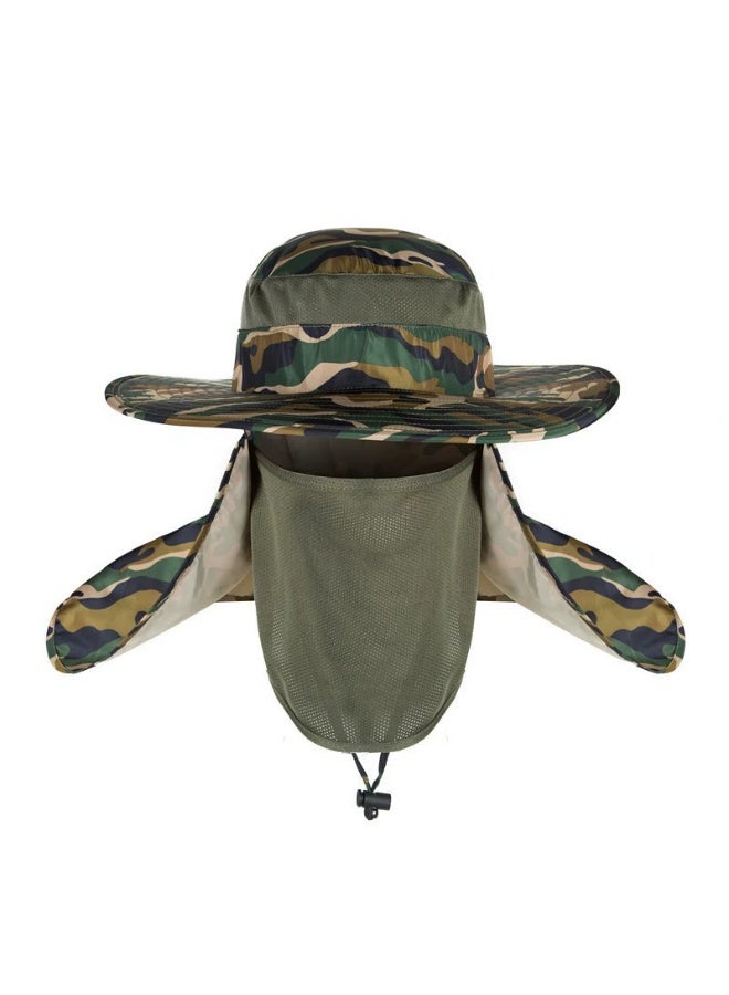 Boonie Hat With Neck Cover For Dust Protection