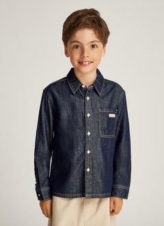 Calvin Klein Jeans Kids Regular Tencel Shirt  - Image 1