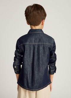 Calvin Klein Jeans Kids Regular Tencel Shirt  - Image 2