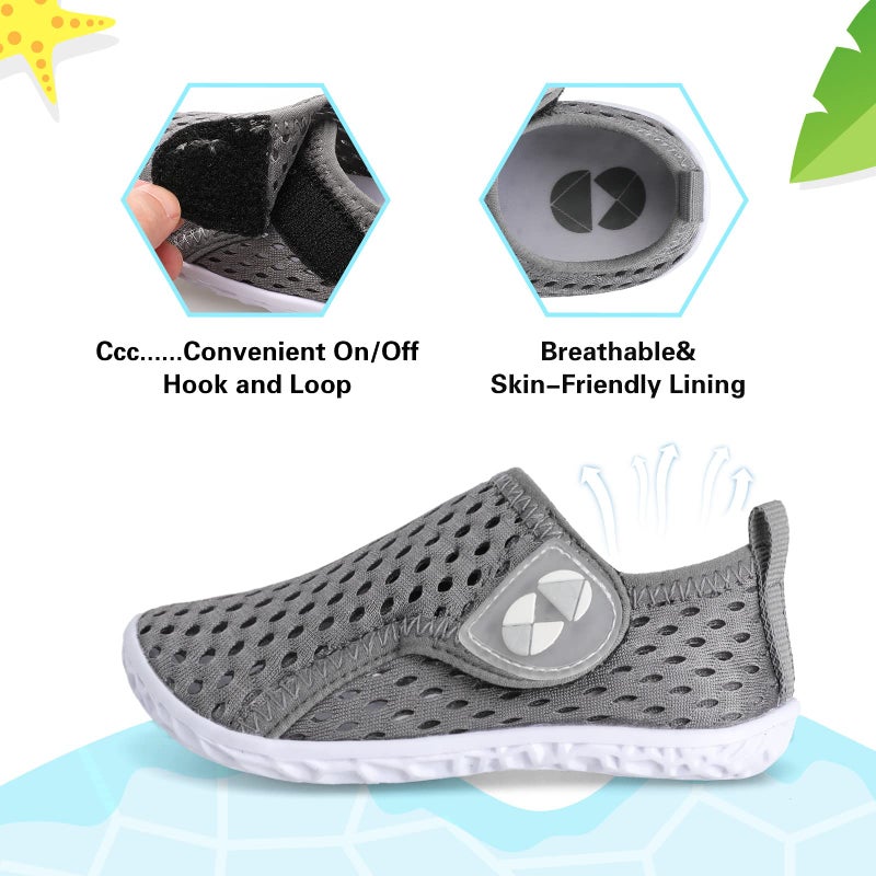 Centipede Demon Toddler Water Shoes for Girls Boys Kids Barefoot Swim Beach Aqua Socks Summer Sandals Breathable Quick Dry for Outdoor Water Sports Pool River 7-7.5 Toddler - Image 4