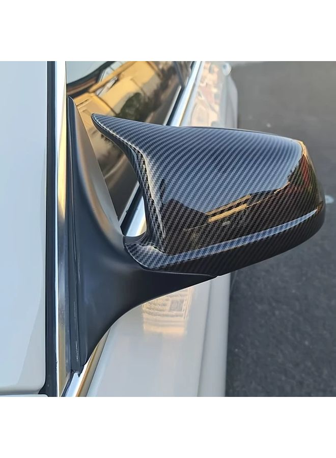 Carbon Fiber Rearview Mirror Shell For BMW 5 Series F10 F18 2010 2013 2pcs - Image 4
