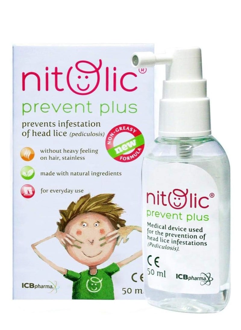 Nitolic - Nitolic Prevent Plus anti Lice Solution 50ML - Image 1