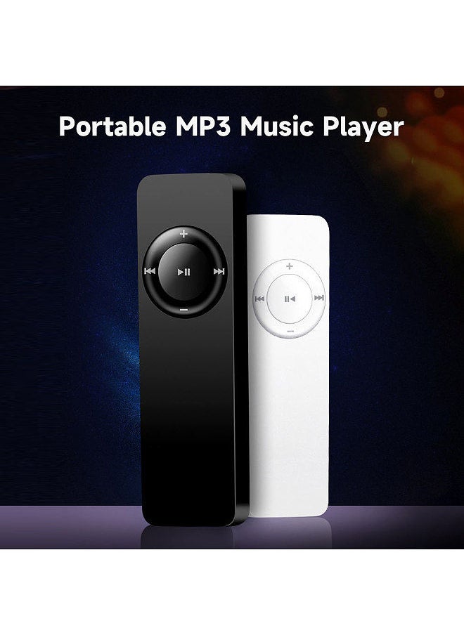 Portable MP3 Music Player with Clear Sound Quality TF Card Slot Rechargeable Lithium Battery Support MP3/WMA Audio Format Blue