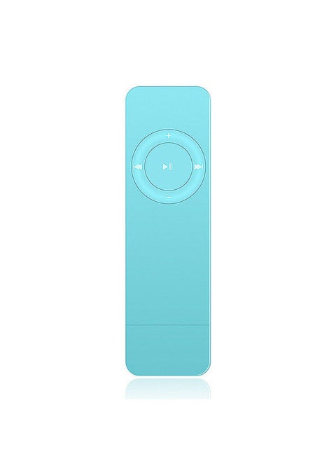 Portable MP3 Music Player with Clear Sound Quality TF Card Slot Rechargeable Lithium Battery Support MP3/WMA Audio Format Blue