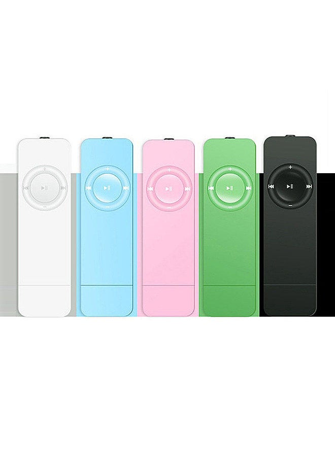 Portable MP3 Music Player with Clear Sound Quality TF Card Slot Rechargeable Lithium Battery Support MP3/WMA Audio Format Blue