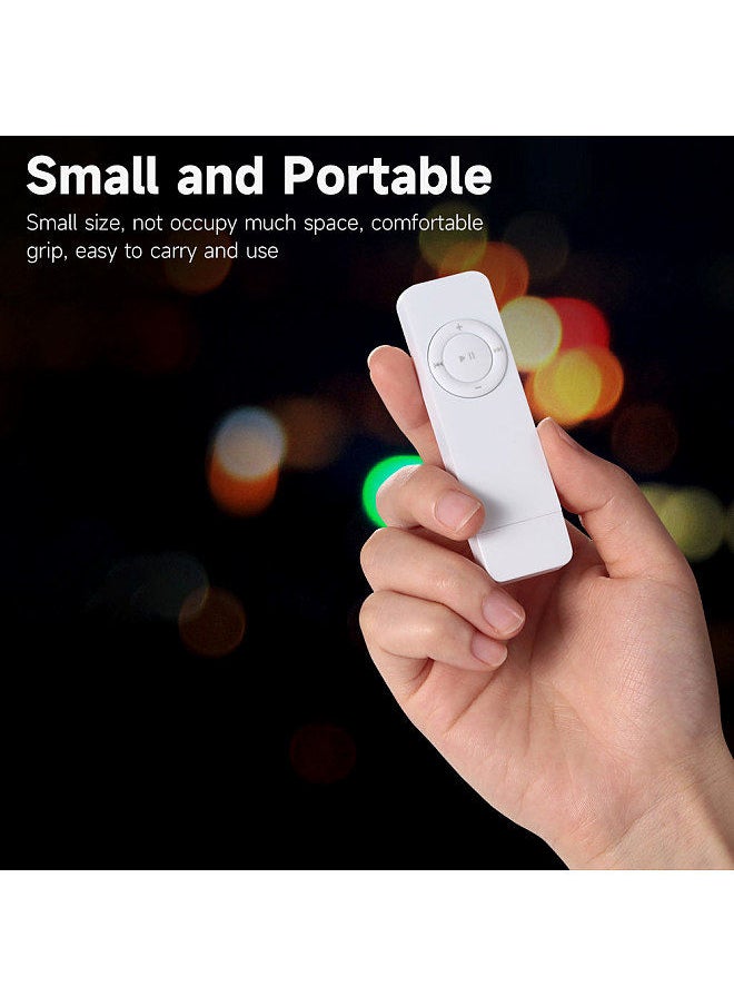 Portable MP3 Music Player with Clear Sound Quality TF Card Slot Rechargeable Lithium Battery Support MP3/WMA Audio Format Blue