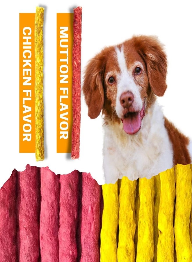ADB Creations Dog Food Munchy Chew Stick for Dogs (1 KG) -500 G Chicken & 500 G Mutton Flavor Mix, Rawhide Treat Munchy, Long Lasting Dental Snack for All Breed Dogs - (Pack of 1),All Life Stages - Image 2