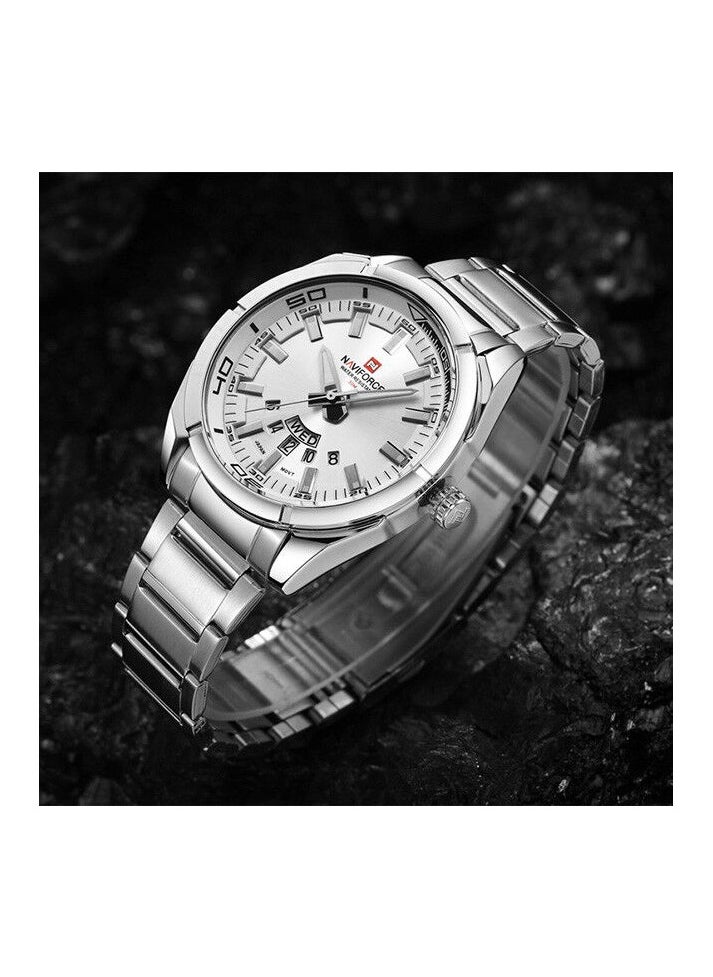 NAVIFORCE - Naviforce Men's  Stainless Steel Analogue Wrist Classic  Watch  NF9038 - Image 1