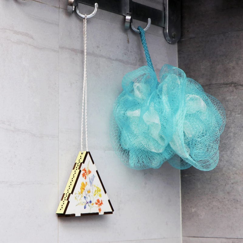 Niyanta Washroom Air Freshener for Toilet Wooden Hanging Air Diffuser Bad Smell Remover Long Lasting Fragrance for CarOfficeRoomsBathToilet Green Apple Air Freshener - Image 5