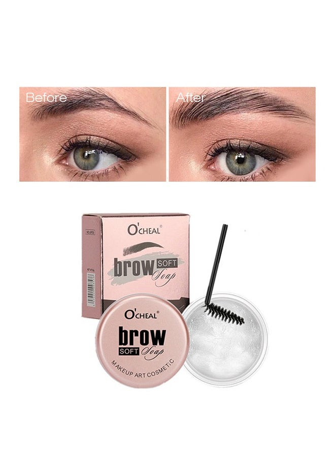 OCHEAL - Brow Soap,Professional Brow Gel With Brush，Professional Waterproof Eyebrow Gel With Flexible Brush Styling Kit, Can Sharp Your Eyebrow To Fluffy and Volume Easily, Highly Recommended For Anyone Lookin - Image 1