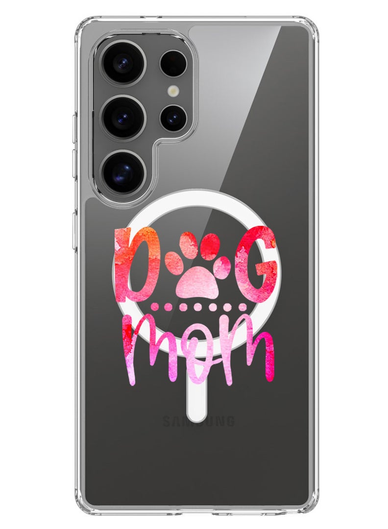 Theodor Magnetic Case for Samsung Galaxy S25 Ultra 6.9-inch Compatible with MagSafe Wireless Charging, Shockproof Phone Bumper Cover Dog mom - Image 1