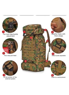 MIL-TEC Waterproof & Wear-resistant All-Purpose Military Tactical Backpack 80L  - Image 5