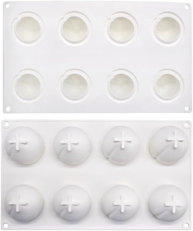 mostsom Silicone Mold Dessert Silicone Cake Mold For Baking Fondant Mould Fruit Shape Sugar Candy Jelly Bakeware Chocolates Mould (Peach K_11.68x6.84x2.2 inch) - Image 5