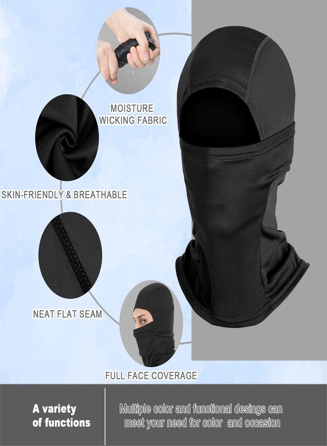 ELLEWIN 4 Pcs Balaclava Face Mask Full Face Cover Mask UV Protection Cooling Neck Gaiter Summer for Men Women Winter - Image 3