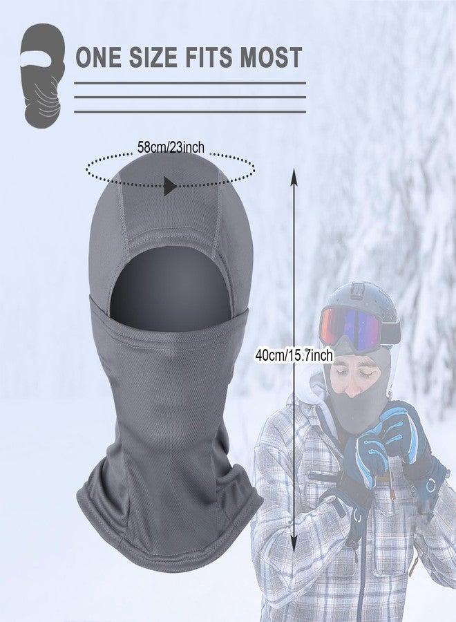 ELLEWIN 4 Pcs Balaclava Face Mask Full Face Cover Mask UV Protection Cooling Neck Gaiter Summer for Men Women Winter - Image 2