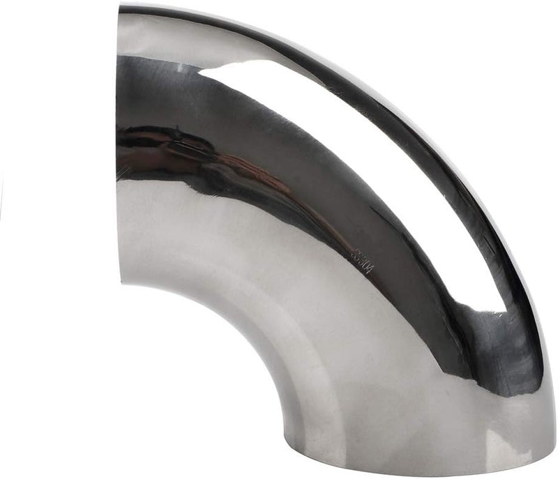 KOTVTM Stainless Steel Elbow 2.5" 90° Mandrel Bend Elbow-Thickness 16GA/.065" Wall - SS304 Stainless Elbow Suitable for Car Modified Exhaust Elbow Pipe, Stair Handrail,etc - Image 5