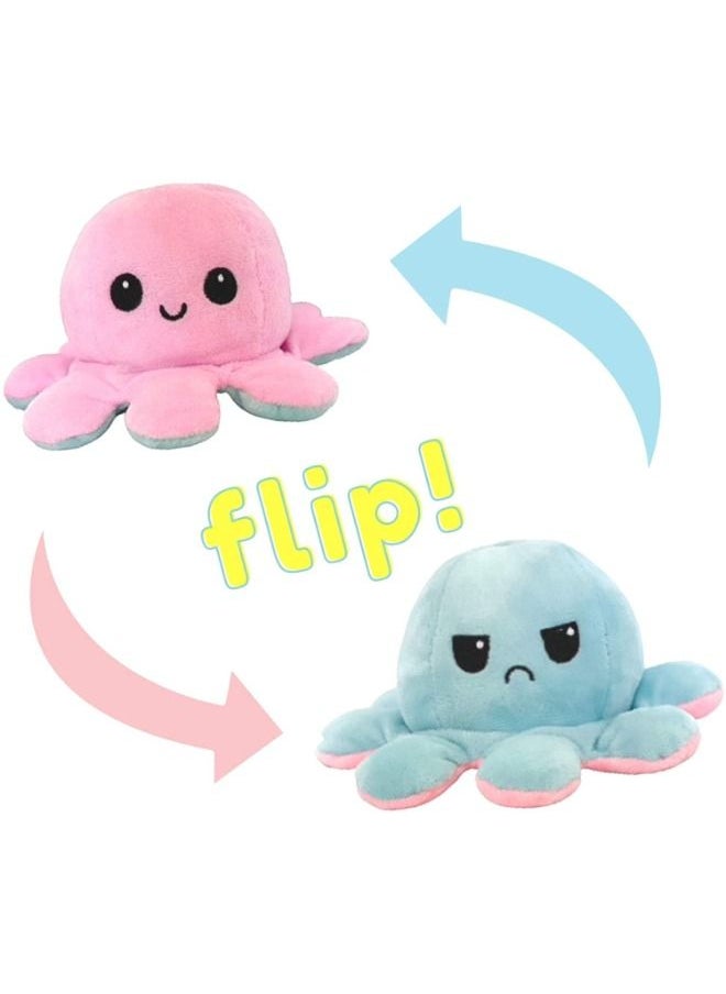 Generic - Relieve-Stress Big Toy Reversible Happy-Sad-Octopus Mascot Pop-Hit Octopus Toy - Image 1