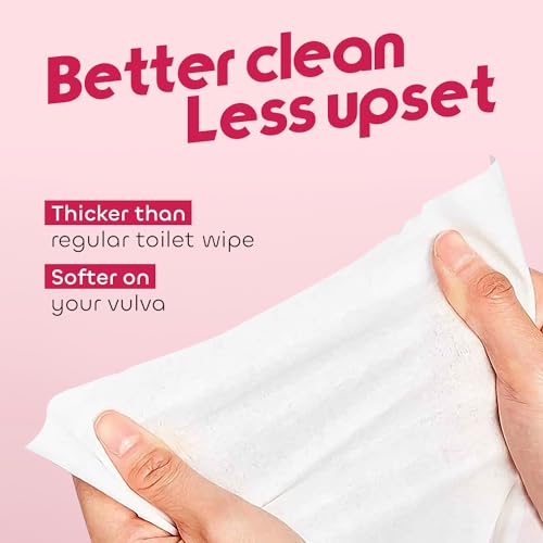 Muun Feminine Wipes Flushable - 50 Counts Individual Vaginal Wipes Ph Balance, Anti Itch Deodorant Hygiene Wrapped Personal Cleansing, Wet Wipes for Intimate, Butt - Image 3