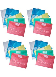 Maxi 24-Piece Clear Document Bag Assorted Colors  - Image 1