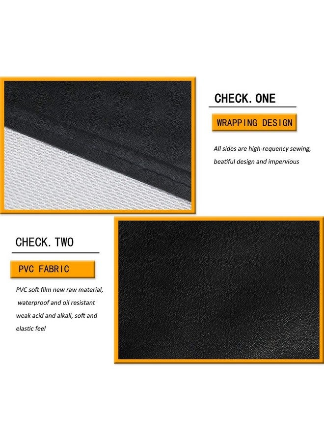 DEBIK® | 2 Pack PVC Waterproof & Dustproof Apron For Dishwashing, Coffee, Dog Grooming, Cleaning Fish, Project-Industrial Chemical Resistant Plastic| Front Pocket| Free Size| Unisex| Black - Image 4