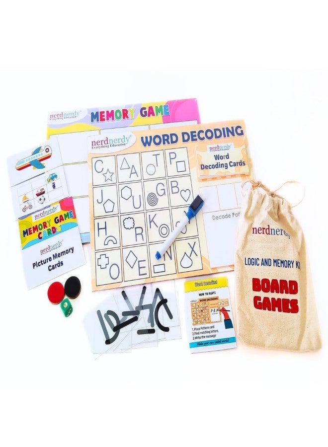 NERDNERDY Logic & Memory Building Kit -Preschool Games/Board Game/Increase Attention/Memory/Logical Thinking/IQ Game/Card Game/Puzzle/Best Birthday Gift - Image 5