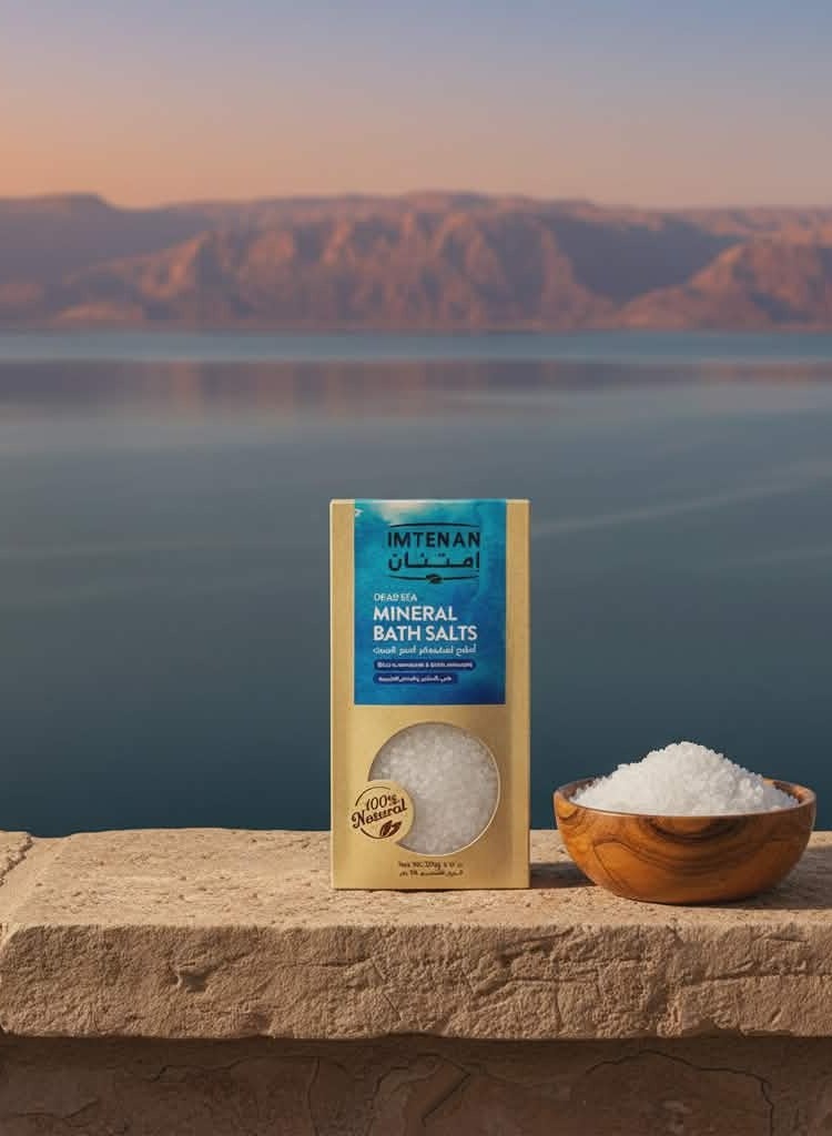 Imtenan Dead Sea Mineral Bath Salts – 250g - Image 2
