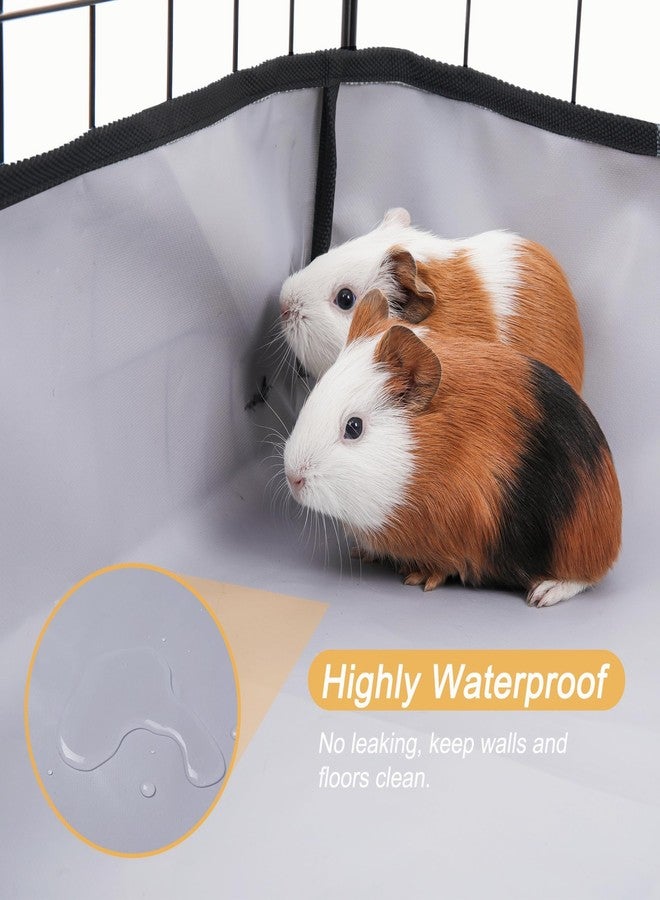 DZWLKJ Guinea Pig Cage Liner Tarp Bottom Waterproof and Washable Base Also for Rabbits, Bunny, Chinchesillas, Hedgehog, Ferrets and Other Small Animals(12x24 inches) - Image 5