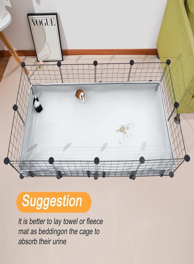 DZWLKJ Guinea Pig Cage Liner Tarp Bottom Waterproof and Washable Base Also for Rabbits, Bunny, Chinchesillas, Hedgehog, Ferrets and Other Small Animals(12x24 inches) - Image 4