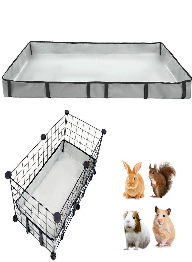 DZWLKJ Guinea Pig Cage Liner Tarp Bottom Waterproof and Washable Base Also for Rabbits, Bunny, Chinchesillas, Hedgehog, Ferrets and Other Small Animals(12x24 inches) - Image 1