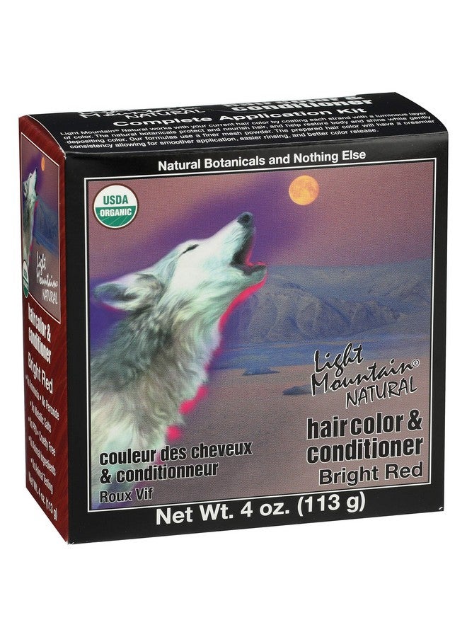 Light Mountain 187013 Natural Hair Color 3 Piece Bright Red 4 Ounce (Pack Of 3) - Image 1