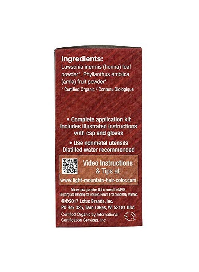 Light Mountain 187013 Natural Hair Color 3 Piece Bright Red 4 Ounce (Pack Of 3) - Image 5