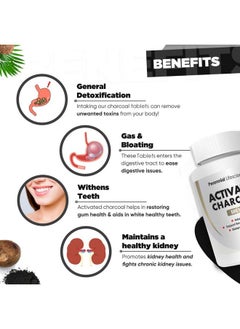 ANC Activated Charcoal - 500Mg (60 Tablets) (Activated Charcoal)  - Image 3