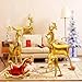 TaTalife Christmas Balloons 5 Pcs Christmas Foil Balloons Large Reindeer Balloon Santas Sleigh Mylar Balloons for Holiday 4D Elk Set Inflatable Standing Reindeer for Xmas New Year Party Decorations - Image 2